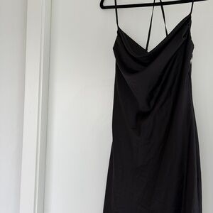 Dynamite Black Mini Dress with Adjustable Straps